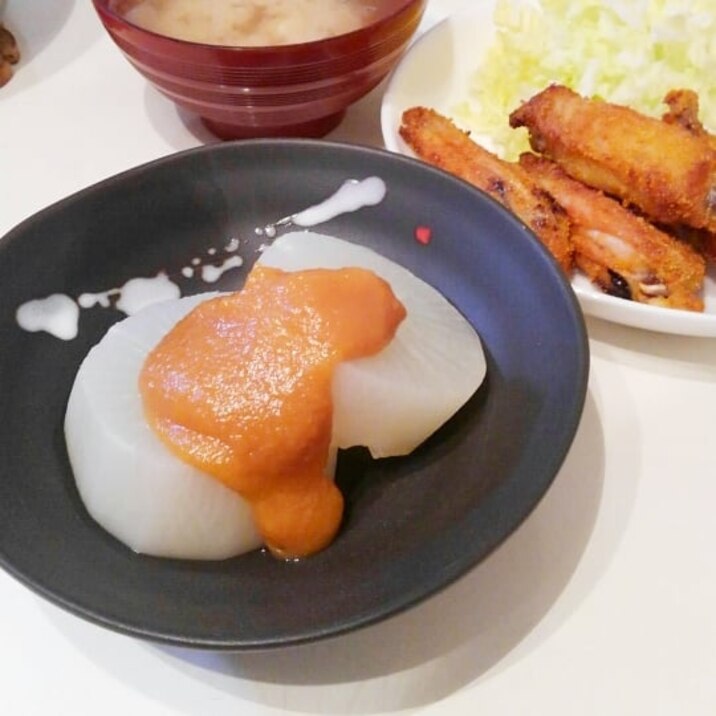旬の大根を使って。やわらかふろふき大根!